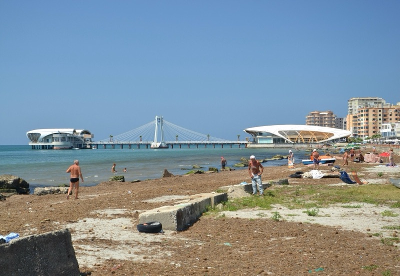 La plage de Durrës